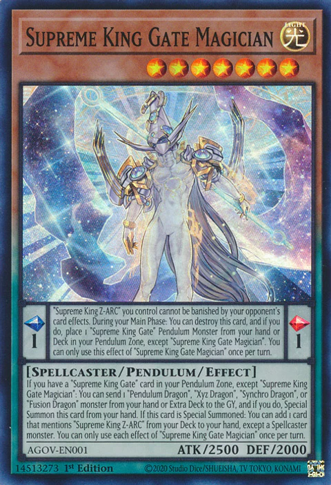 Supreme King Gate Magician - AGOV-EN001 - Super Rare