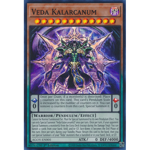 Veda Kalarcanum - AGOV-EN005 - Super Rare