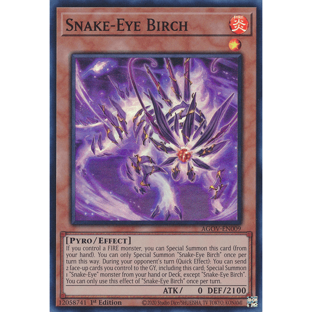 Snake-Eye Birch - AGOV-EN009 - Super Rare