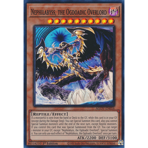 Nephilabyss, the Ogdoadic Overlord - AGOV-EN016 - Super Rare