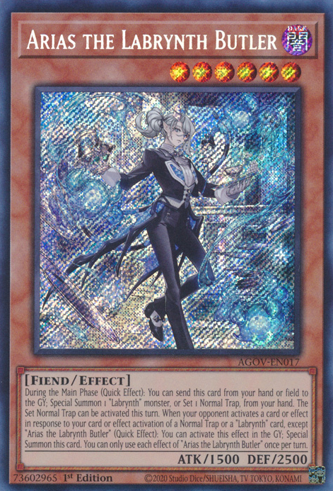 Arias the Labrynth Butler - AGOV-EN017 - Secret Rare 1