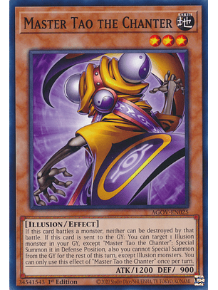 Master Tao the Chanter - AGOV-EN025 - Common 