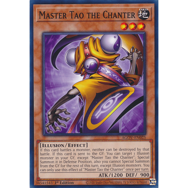 Master Tao the Chanter - AGOV-EN025 - Common 