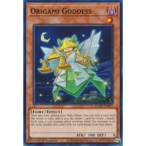 Origami Goddess - AGOV-EN027 - Common 