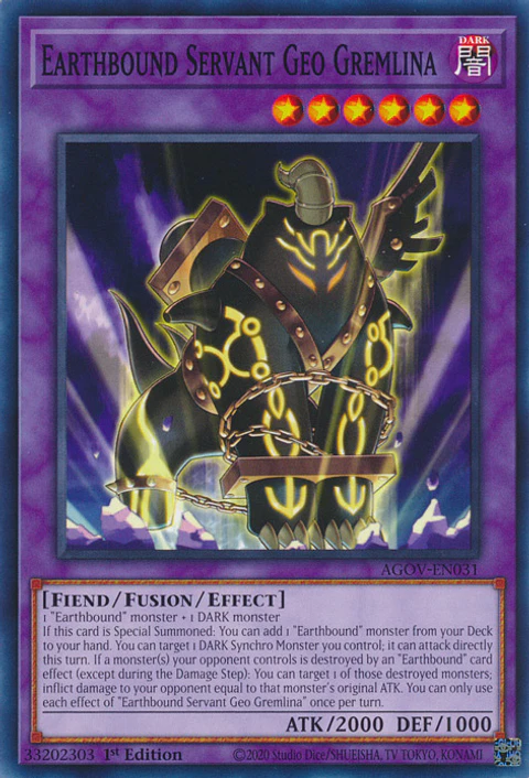 Earthbound Servant Geo Gremlina - AGOV-EN031 - Common 
