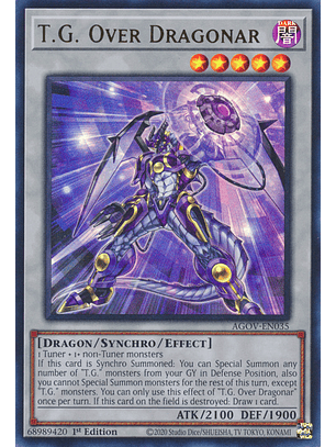 T.G. Over Dragonar - AGOV-EN035 - Ultra Rare