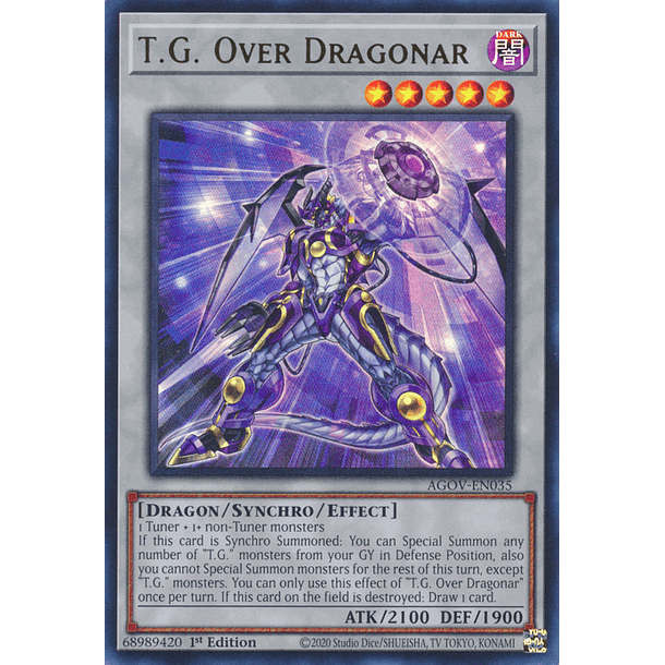 T.G. Over Dragonar - AGOV-EN035 - Ultra Rare