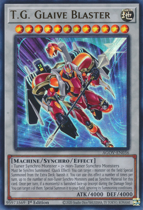 T.G. Glaive Blaster - AGOV-EN036 - Ultra Rare 1