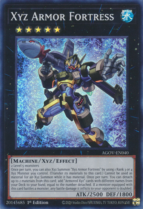 Xyz Armor Fortress - AGOV-EN040 - Super Rare 1
