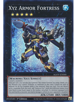 Xyz Armor Fortress - AGOV-EN040 - Super Rare