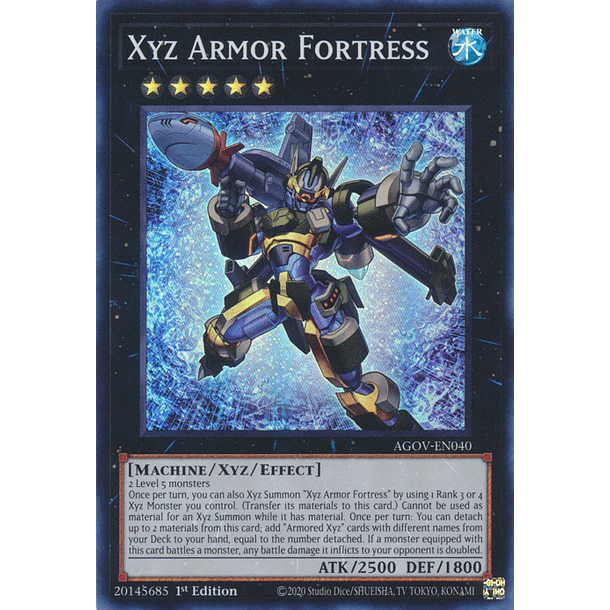 Xyz Armor Fortress - AGOV-EN040 - Super Rare