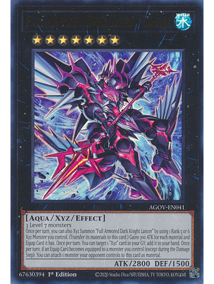 Full Armored Dark Knight Lancer - AGOV-EN041 - Ultra Rare