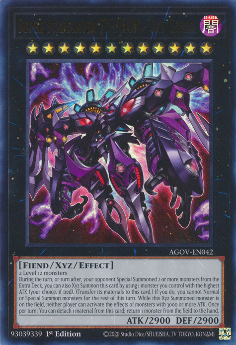 Super Starslayer TY-PHON - Sky Crisis - AGOV-EN042 - Ultra Rare 1