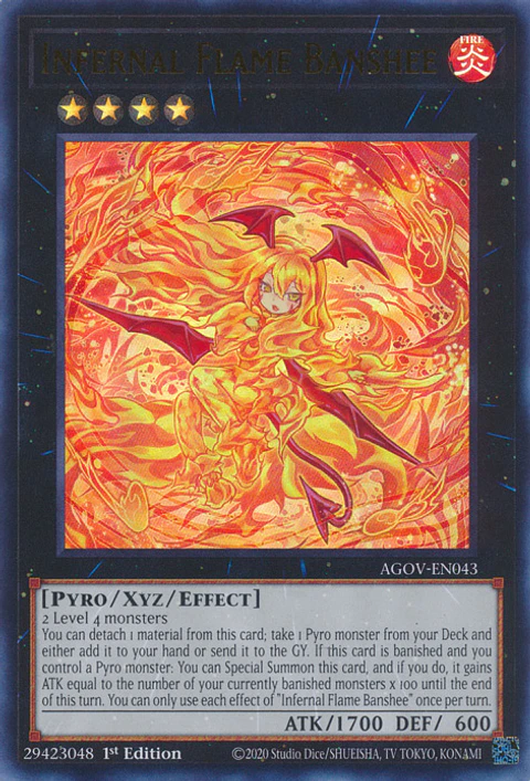 Infernal Flame Banshee - AGOV-EN043 - Ultra Rare