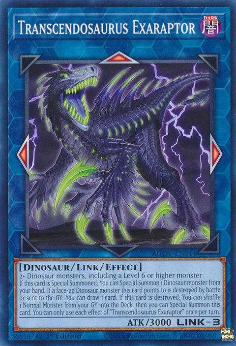 Transcendosaurus Exaraptor - AGOV-EN044 - Common 