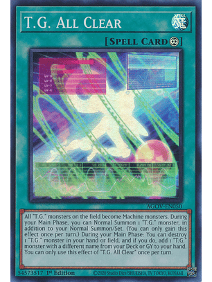 T.G. All Clear - AGOV-EN050 - Super Rare