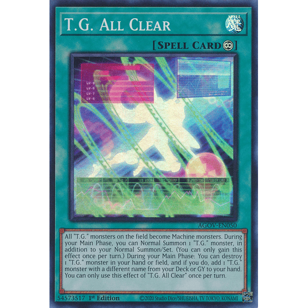 T.G. All Clear - AGOV-EN050 - Super Rare