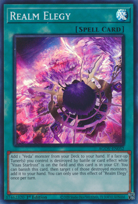 Realm Elegy - AGOV-EN052 - Super Rare 1