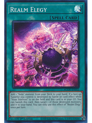 Realm Elegy - AGOV-EN052 - Super Rare