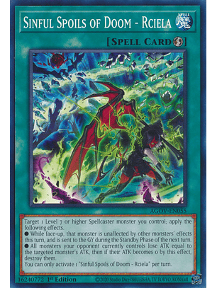 Sinful Spoils of Doom - Rciela - AGOV-EN055 - Common 