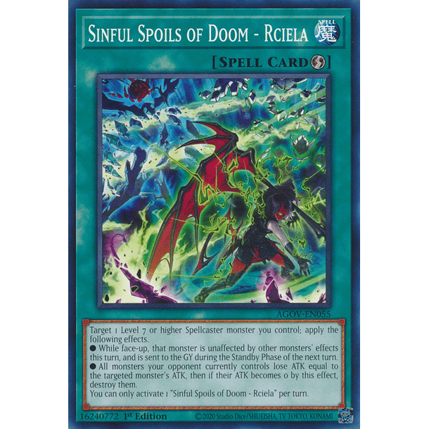 Sinful Spoils of Doom - Rciela - AGOV-EN055 - Common 