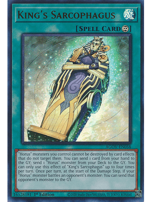 King's Sarcophagus - AGOV-EN058 - Ultra Rare