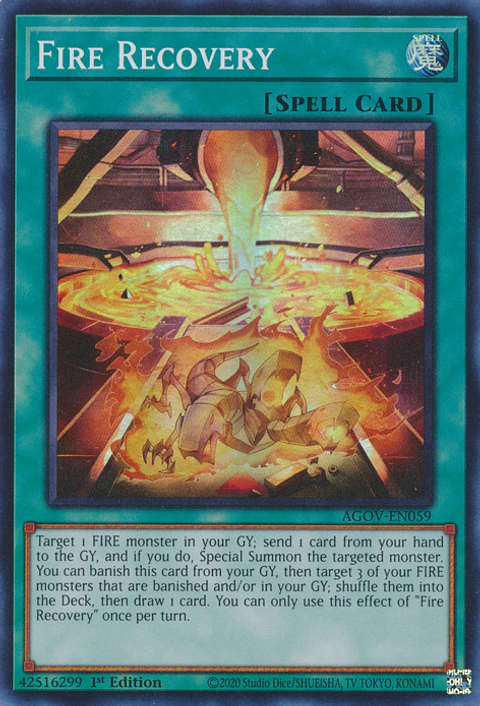 Fire Recovery - AGOV-EN059 - Super Rare