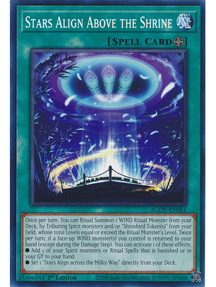 Stars Align Above the Shrine - AGOV-EN061 - Common 