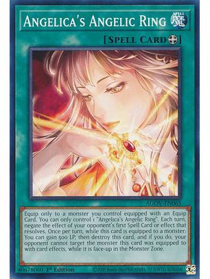 Angelica's Angelic Ring - AGOV-EN065 - Common 