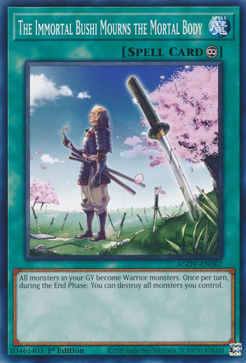 The Immortal Bushi Mourns the Mortal Body - AGOV-EN067 - Common 