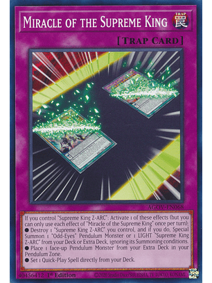 Miracle of the Supreme King - AGOV-EN068 - Common 