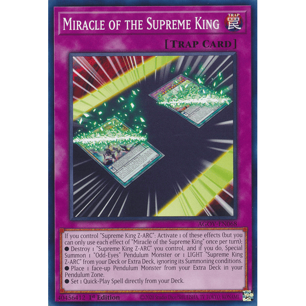 Miracle of the Supreme King - AGOV-EN068 - Common 