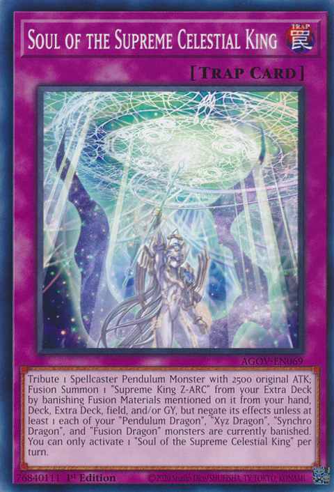 Soul of the Supreme Celestial King - AGOV-EN069 - Common 