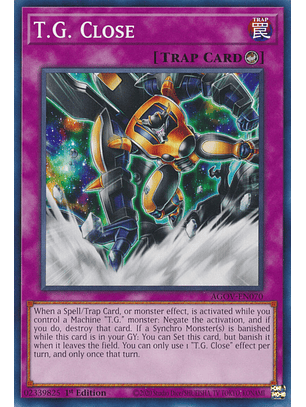 T.G. Close - AGOV-EN070 - Common 