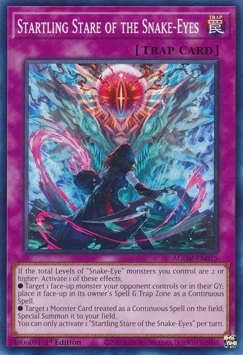 Startling Stare of the Snake-Eyes - AGOV-EN075 - Common 