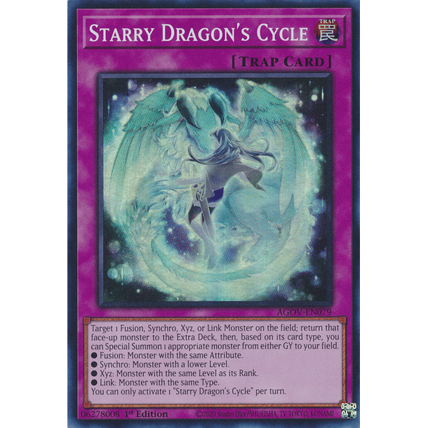 Starry Dragon's Cycle - AGOV-EN079 - Super Rare