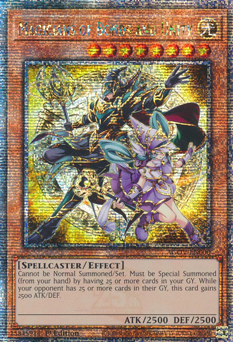 Magicians of Bonds and Unity - AGOV-EN000 - Quarter Century Secret Rare
