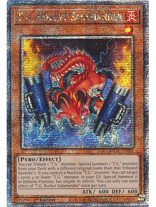 T.G. Rocket Salamander - AGOV-EN003 - Quarter Century Secret Rare