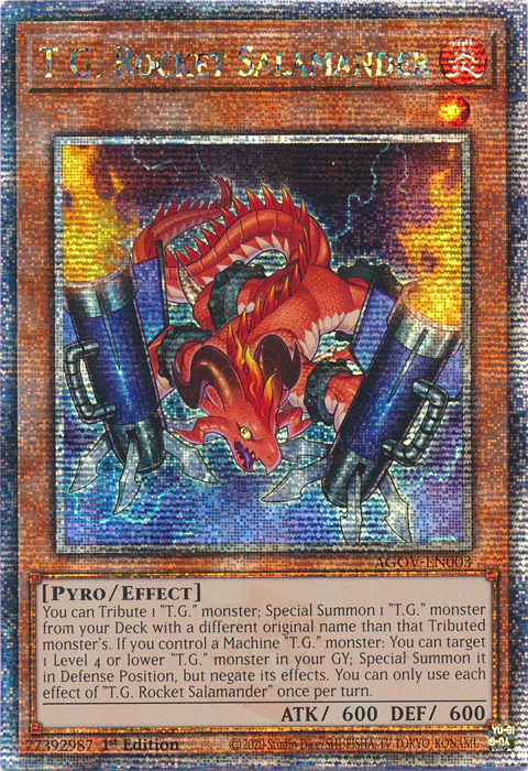 T.G. Rocket Salamander - AGOV-EN003 - Quarter Century Secret Rare