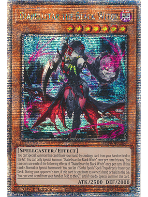 Diabellstar the Black Witch - AGOV-EN006 - Quarter Century Secret Rare