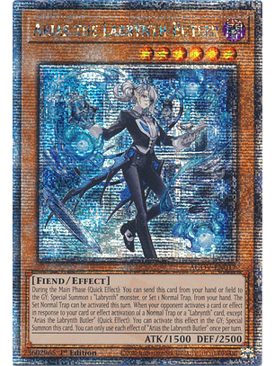 Arias the Labrynth Butler - AGOV-EN017 - Quarter Century Secret Rare