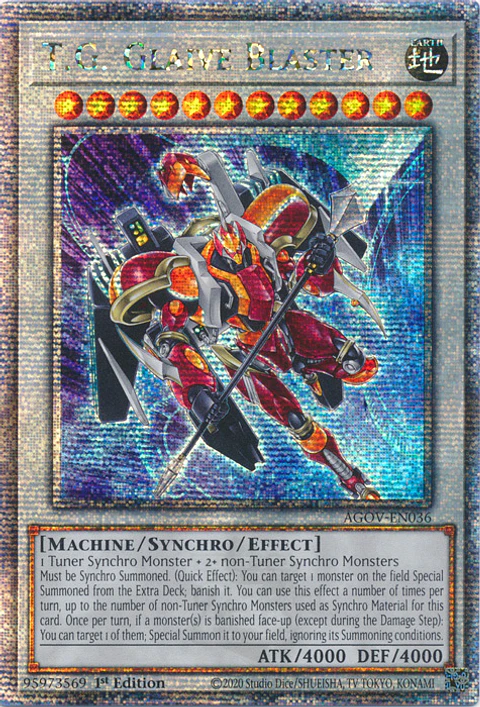 T.G. Glaive Blaster - AGOV-EN036 - Quarter Century Secret Rare