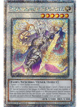 Mannadium Trisukta - AGOV-EN037 - Quarter Century Secret Rare