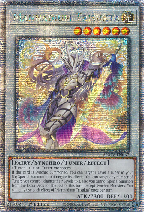 Mannadium Trisukta - AGOV-EN037 - Quarter Century Secret Rare