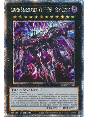 Super Starslayer TY-PHON - Sky Crisis - AGOV-EN042 - Quarter Century Secret Rare