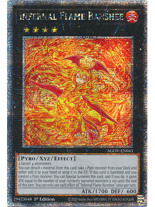 Infernal Flame Banshee - AGOV-EN043 - Quarter Century Secret Rare