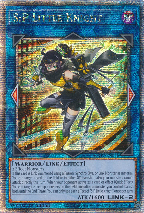 S:P Little Knight - AGOV-EN046 - Quarter Century Secret Rare