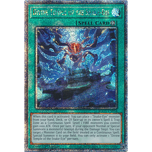 Divine Temple of the Snake-Eye - AGOV-EN056 - Quarter Century Secret Rare