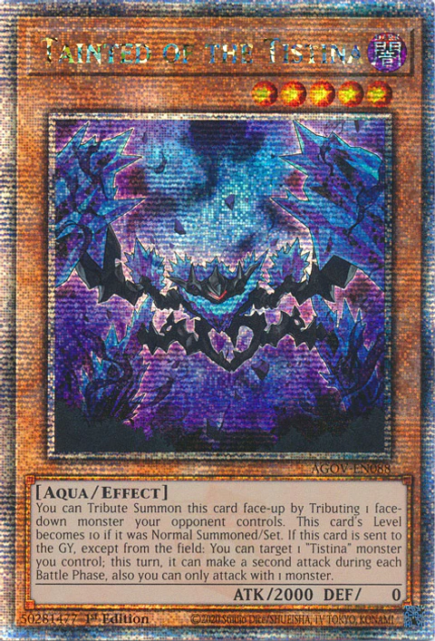 Tainted of the Tistina - AGOV-EN088 - Quarter Century Secret Rare