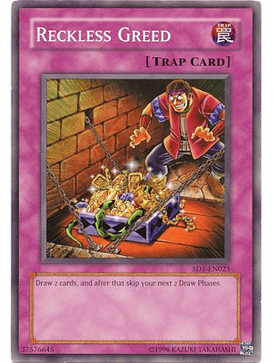 Reckless Greed - SD1-EN025 - Common